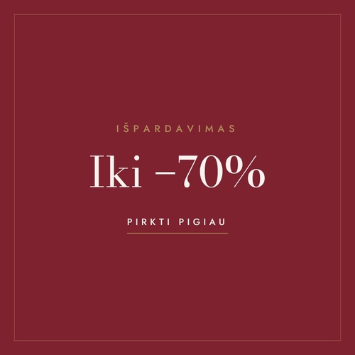 Išpardavimas iki -70%