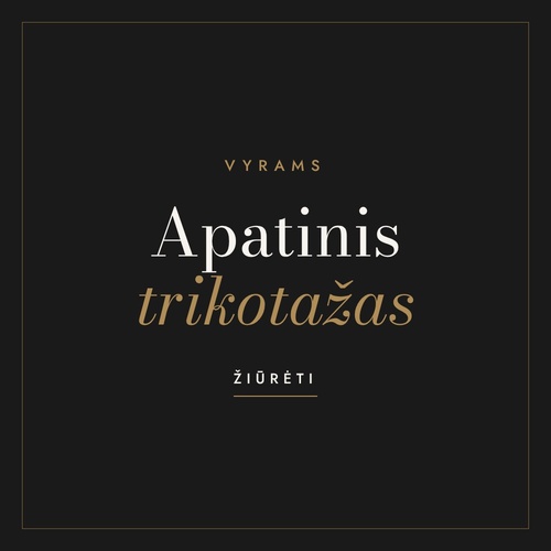 Vyriškas apatinis trikotažas