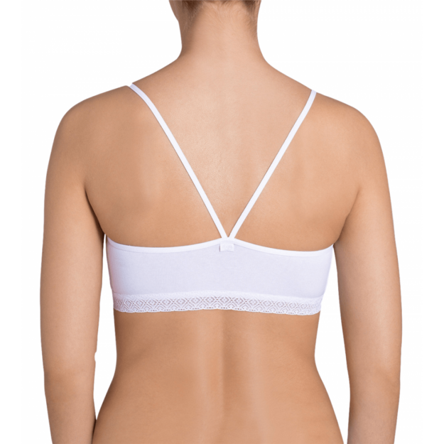 Sloggi M(38) dydžio balta liemenėlė EverNew Lace Top