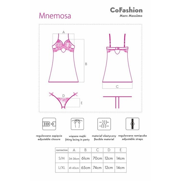CoFashion pilki neriniuoti naktinukai MNEMOSA