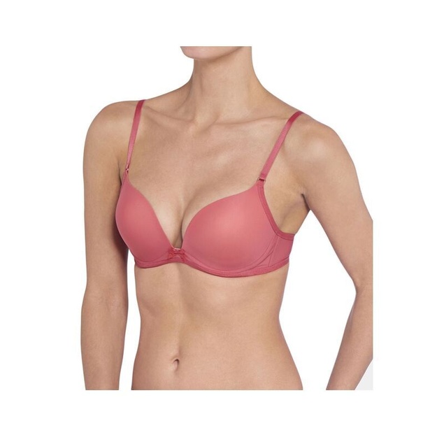 Sloggi 70A ir 80C koralo spalvos push-up  liemenėlė Wow comfort PU