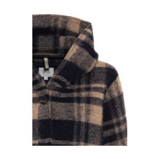 Camel Active  34(XS) dydžio rudas margas moteri&scaron;kas rudeninis paltas  310050 6F32 
