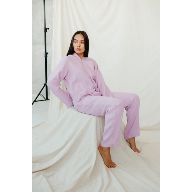 Sofa Killer violetines spalvos lininis kombinezonas