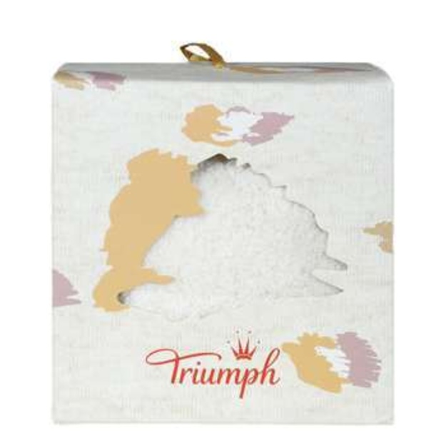 Triumph vanilės spalvos moteri&scaron;kos kojinės Accessories Gift Set Sock 01