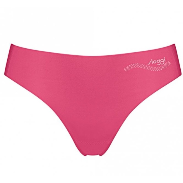 Sloggi 40(L) XS(36) dydžio rožinės spalvos  moteri&scaron;kos kelnaitės Zero Feel Tanga