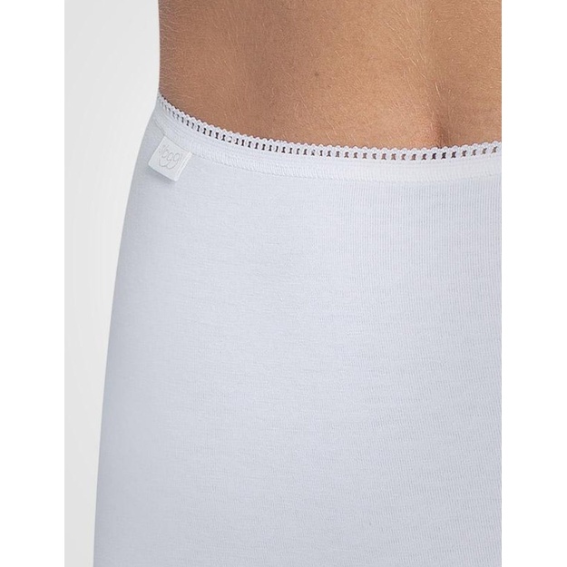 Sloggi 42(XL) dydžio moteri&scaron;kos baltos spalvos kelnaitės 24/7 Cotton Maxi