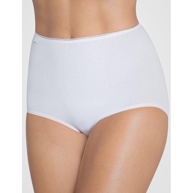Sloggi 42(XL) dydžio moteri&scaron;kos baltos spalvos kelnaitės 24/7 Cotton Maxi