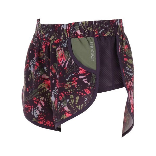 Triumph moteri&scaron;ki violetinės spalvos su ra&scaron;tais laisvalaikio  &scaron;ortai Cardio Apparel Better Short