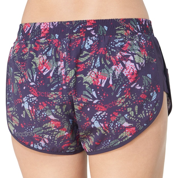 Triumph moteri&scaron;ki violetinės spalvos su ra&scaron;tais laisvalaikio  &scaron;ortai Cardio Apparel Better Short