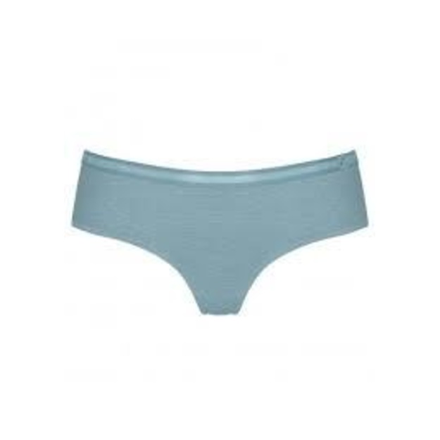 Sloggi 44(XXL) dydžio melsvos spalvos kelnaitės S Serenity Low Rise Cheeky