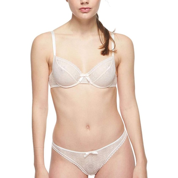 Passionata 75F 80F 85C &scaron;velnios rožių spalvos neriniuota liemenėlė 7251-46