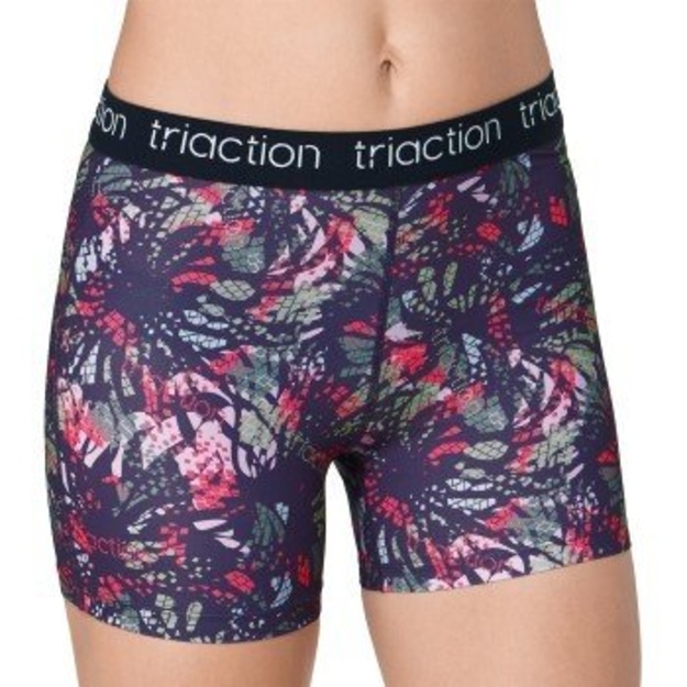 Triumph moteri&scaron;ki violetinės spalvos su ra&scaron;tais laisvalaikio  &scaron;ortai Triaction Cardio Panty Shorty 