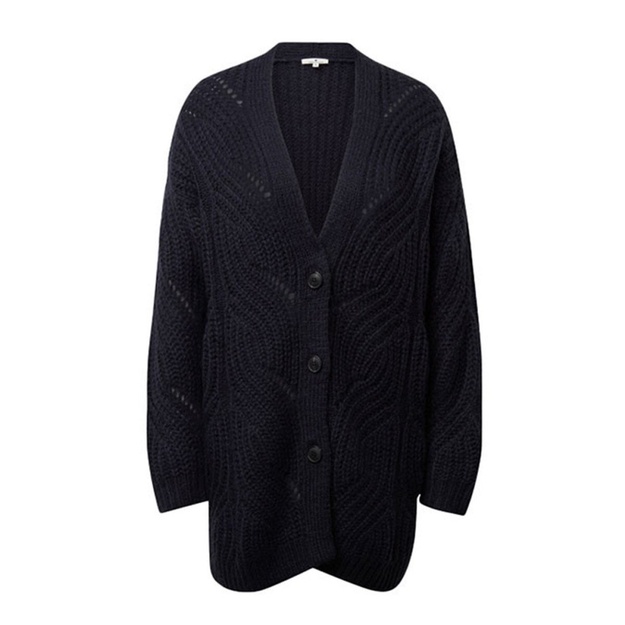 Tom Tailor XS(36) dydžio moteri&scaron;kas tamsiai mėlynos spalvos  kardiganas/megztinis 10668-1013944