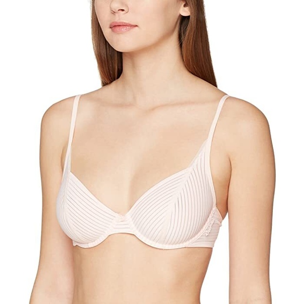 BeeDees 75C 85D 75D persiko spalvos  dryžuota liemenėlė BeeCasual IA 3180 W