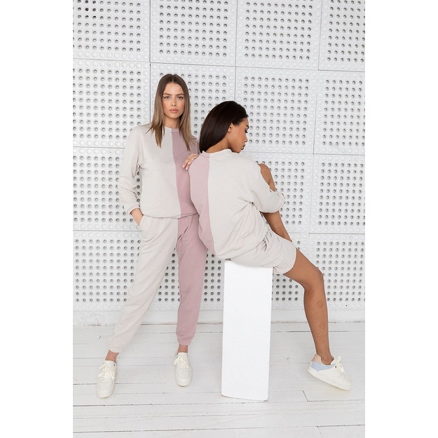 Sofa Killer dvispalvis laisvalaikio kostiumas PINK&SAND su kelnėmis