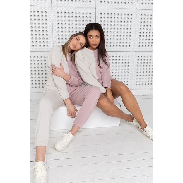 Sofa Killer dvispalvis laisvalaikio kostiumas PINK&SAND su kelnėmis