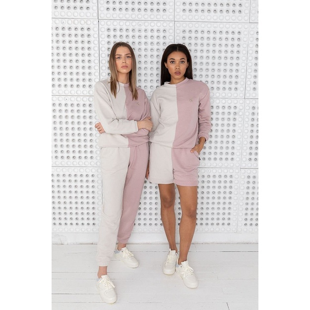 Sofa Killer dvispalvis laisvalaikio kostiumas PINK&SAND su kelnėmis