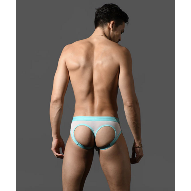 Andrew Christian Naked Truth Capsule See-Through Bubble Butt Jock w/ ALMOST NAKED balti jockstrap ai