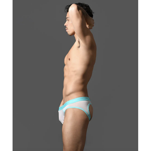 Andrew Christian Naked Truth Capsule See-Through Bubble Butt Jock w/ ALMOST NAKED balti jockstrap ai