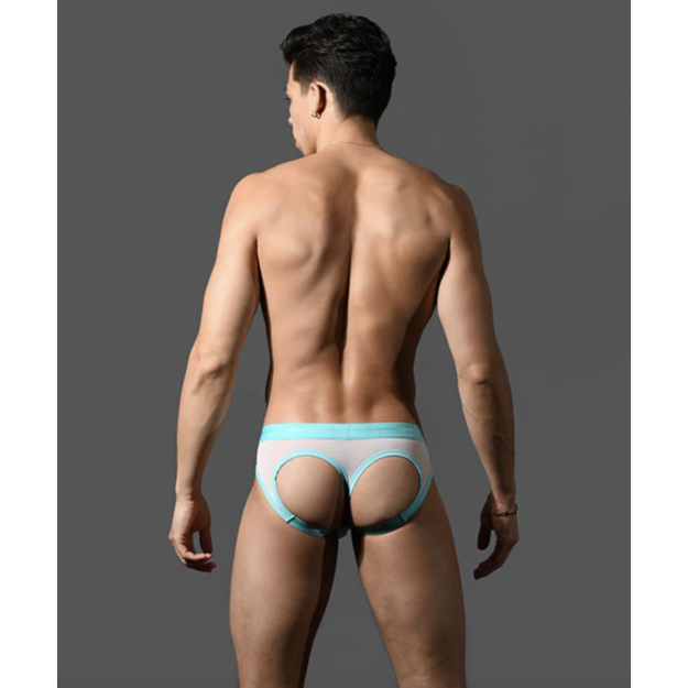 Andrew Christian Naked Truth Capsule See-Through Bubble Butt Jock w/ ALMOST NAKED balti jockstrap ai