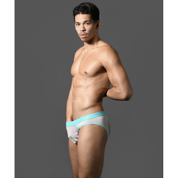 Andrew Christian Naked Truth Capsule See-Through Bubble Butt Jock w/ ALMOST NAKED balti jockstrap ai