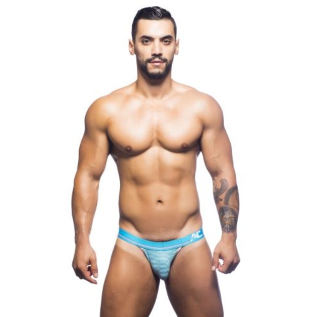 ALMOST NAKED EGGPLANT JOCK Andrew Christian jockstrap ai