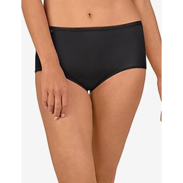 Sloggi 48(XXXXL) dydžio moteri&scaron;kos juodos spalvos kelnaitės 24/7 Microfibre H Midi