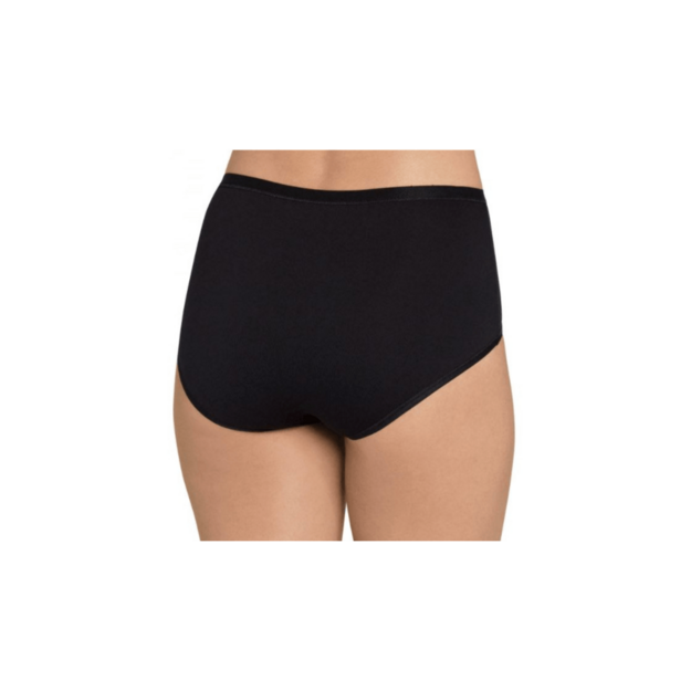 Sloggi 42(XL)  dydžio moteri&scaron;kos juodos spalvos kelnaitės Feel Pure Maxi C3P