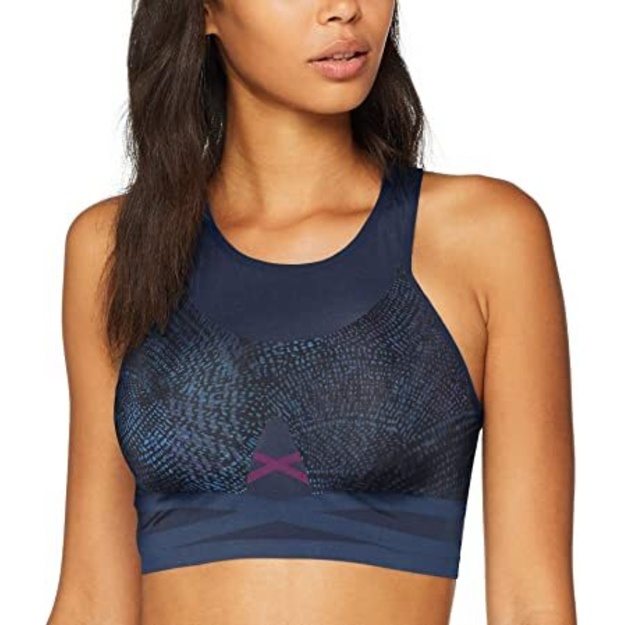Triumph mėlyna marga sportinė  liemenėlė Triaction Seamless Motion P