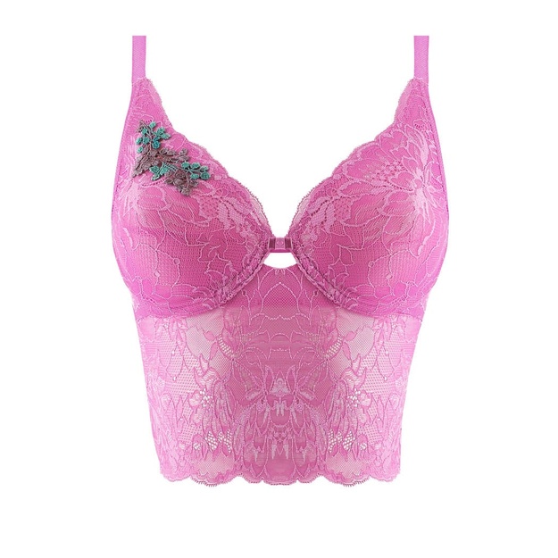 Triumph rausvos spalvos soft liemenėlė Triumph Amourette Summer Charm bustier