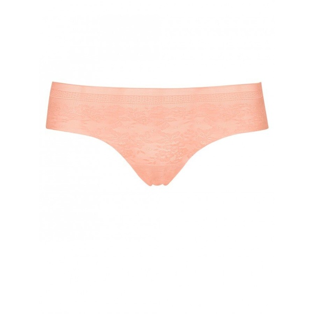 Sloggi L(40) M(38) S(36) XS(34) dydžio koralo spalvos mink&scaron;tos gifiūrinės kelnaitės Zero Lace H Hipster