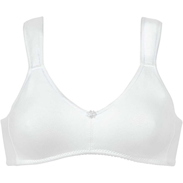  Naturana 75D 85D 80B dydžio baltos spalvos medvilninė liemenėlė 5127