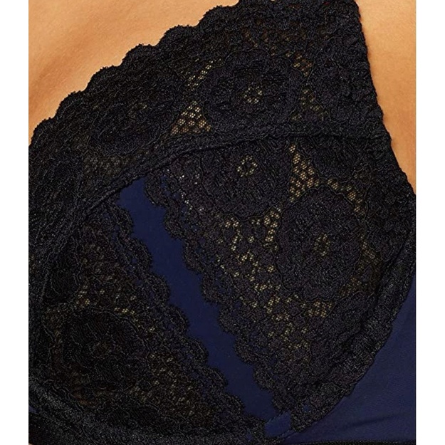 Triumph 70B tamsiai mėlyna liemenėlė su nėriniais Vintage lace W