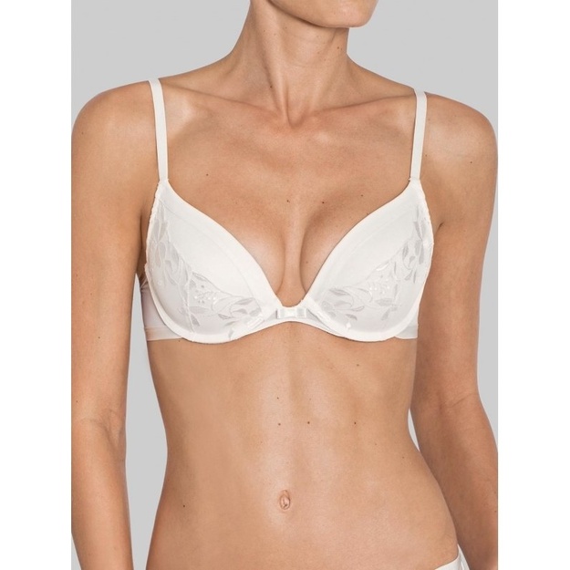Triumph 80G dydžio pieno spalvos push-up liemenėlė Sexy Angel Spothlight WHU 01