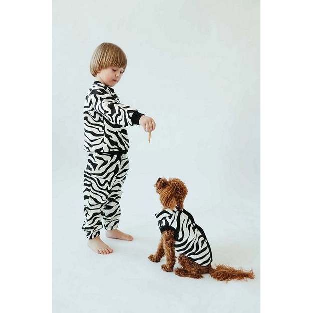 Sofa Killer trispalvis kombinezonas &scaron;uniui Zebra