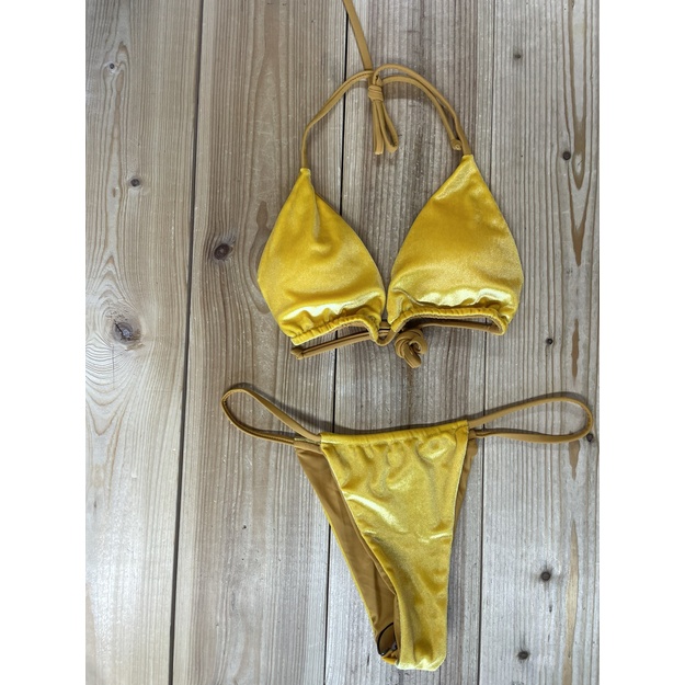 PGL Triangle geltonas suri&scaron;amas bikinis