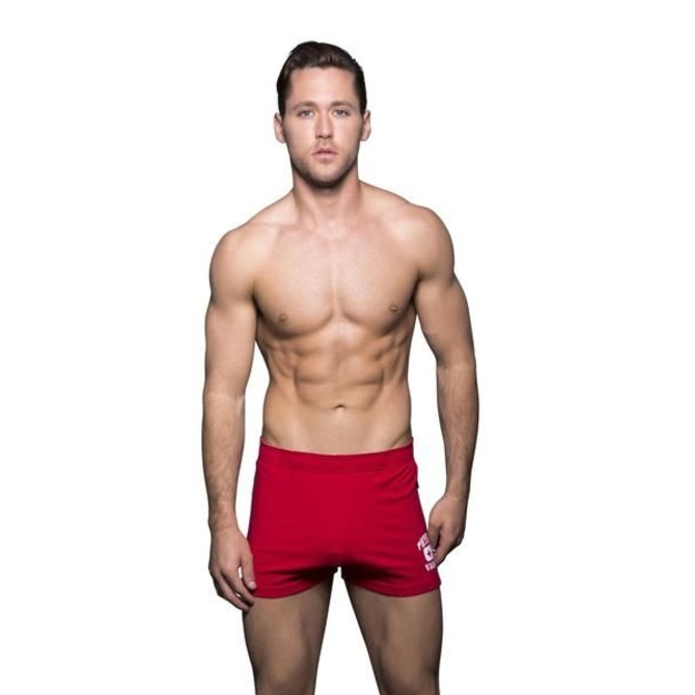 Andrew Christian Phys Ed vyri&scaron;ki raudoni &scaron;ortai