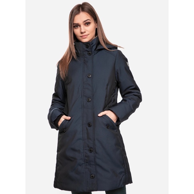 Tom Tailor XXXL(46) dydžio juodos spalvos &scaron;ilta moteri&scaron;ka striukė žiemai Tom Tailor 14482